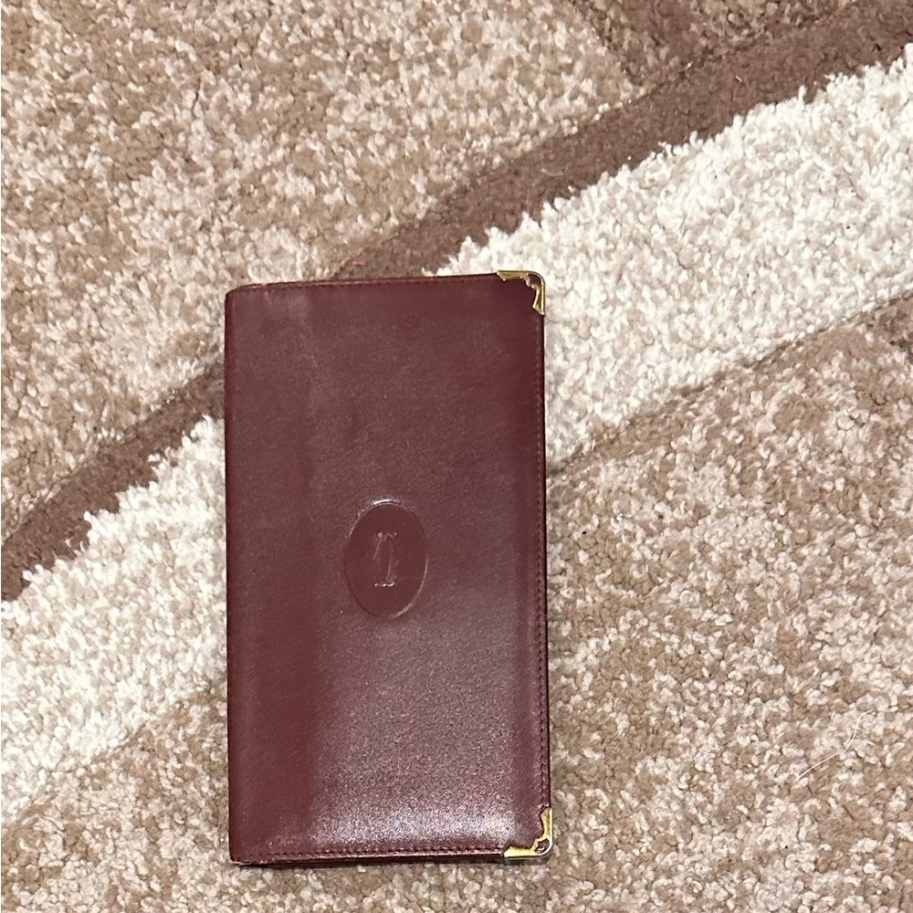 Cartier Brown Leather Wallet
